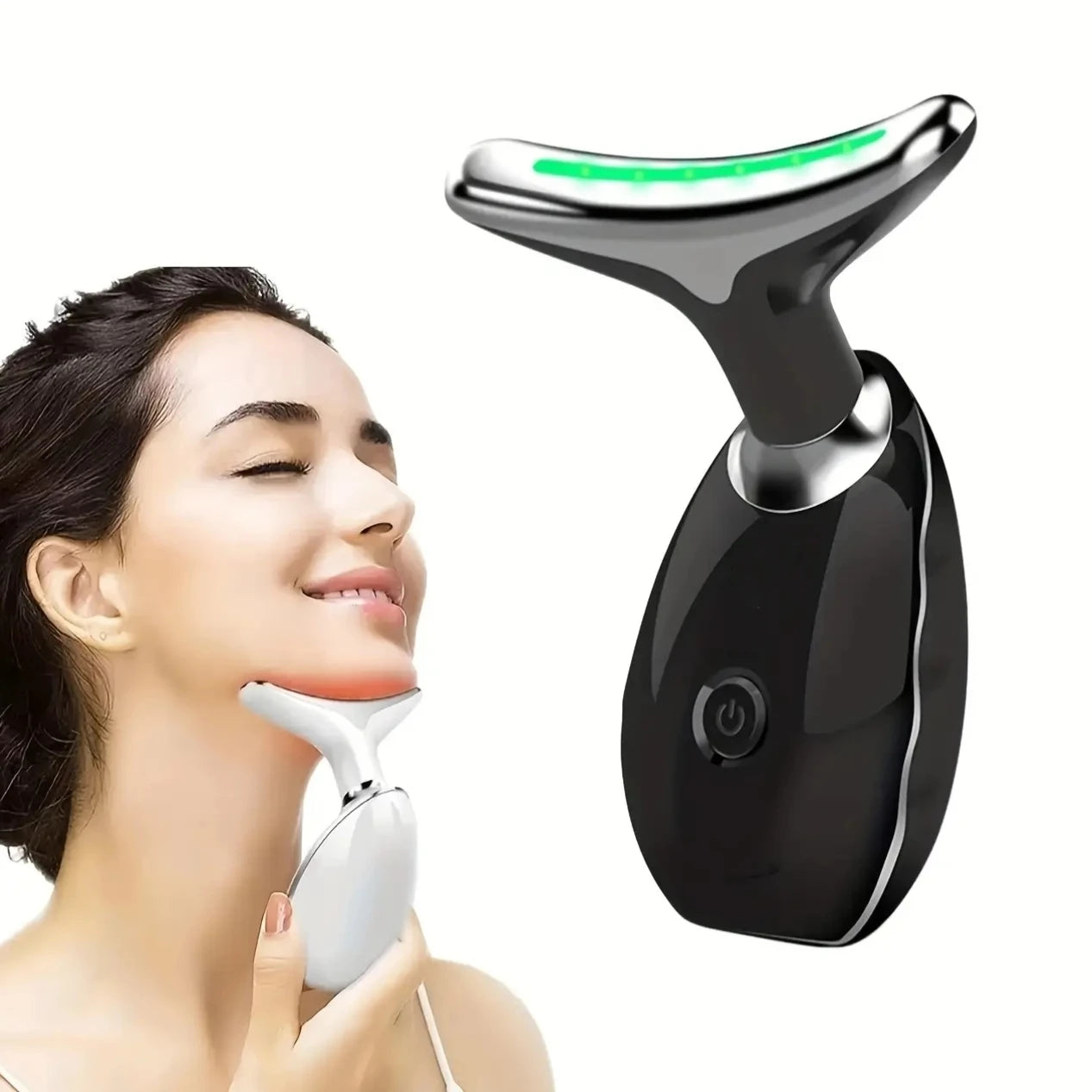 eXtove | 7LED Color Vibrating Neck Device Beauty